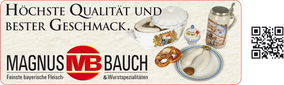 Magnus Bauch e.K. Metzgerei Groß- und Einzelhandel Fleisch- und Wurstwaren Logo