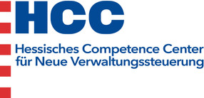 HCC - HESSISCHES COMPETENCE CENTER - für Neue Verwaltungssteuerung Wiesbaden Logo