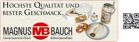 Magnus Bauch e.K. Metzgerei Groß- und Einzelhandel Fleisch- und Wurstwaren Logo