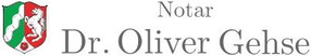 Notar Dr. Oliver Gehse Logo